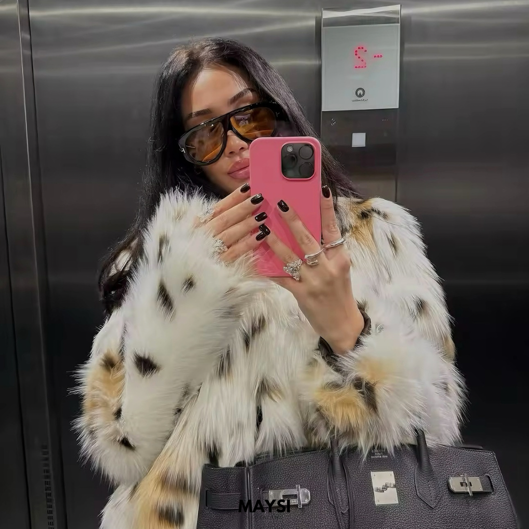 Victoria's Snow Leopard Coat
