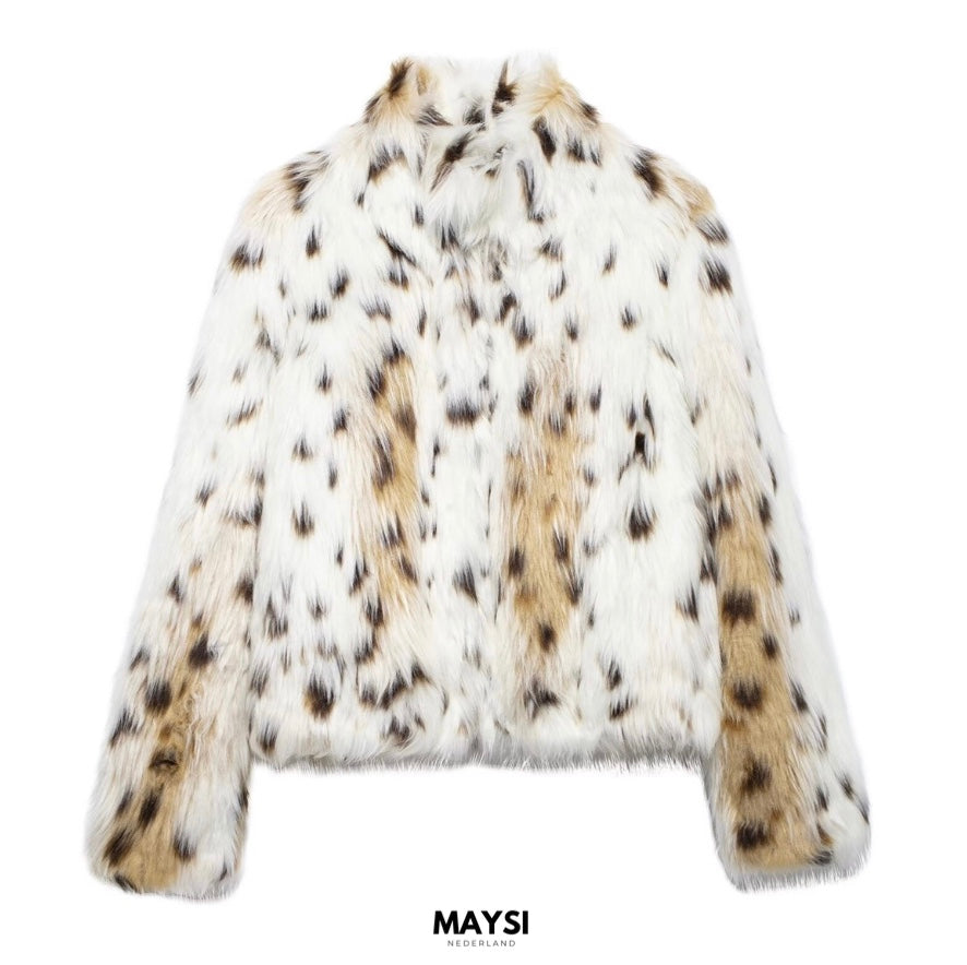 Victoria's Snow Leopard Coat
